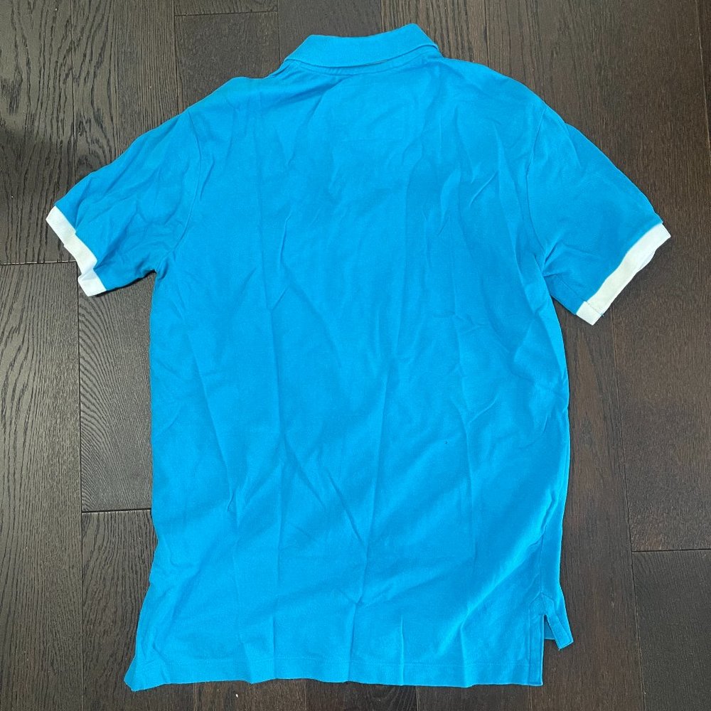 Express Men: Modern Fit Polo, Medium Blue - Picture 4 of 4